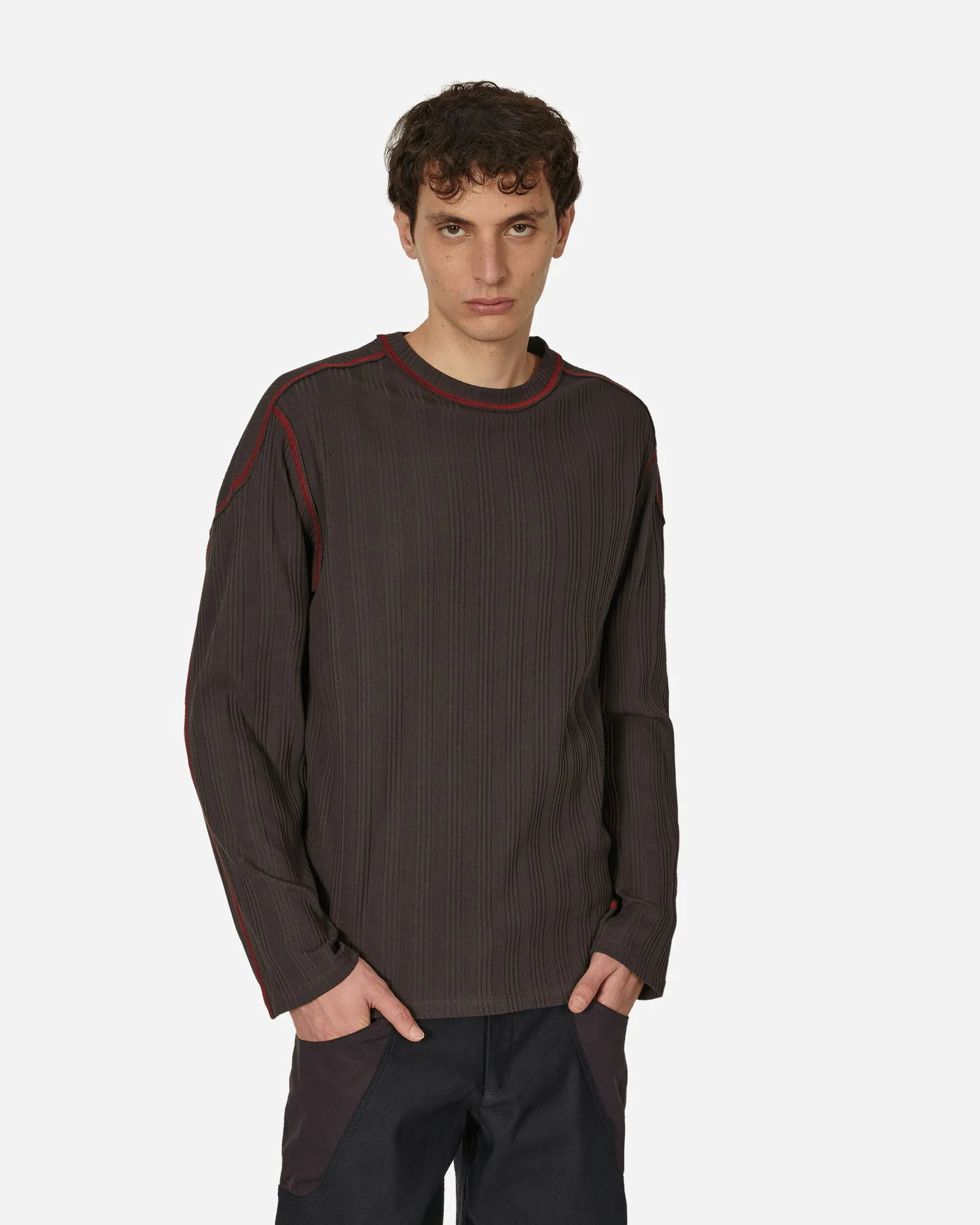 AFFXWRKS Boxed Pullover Rib Shale Brown