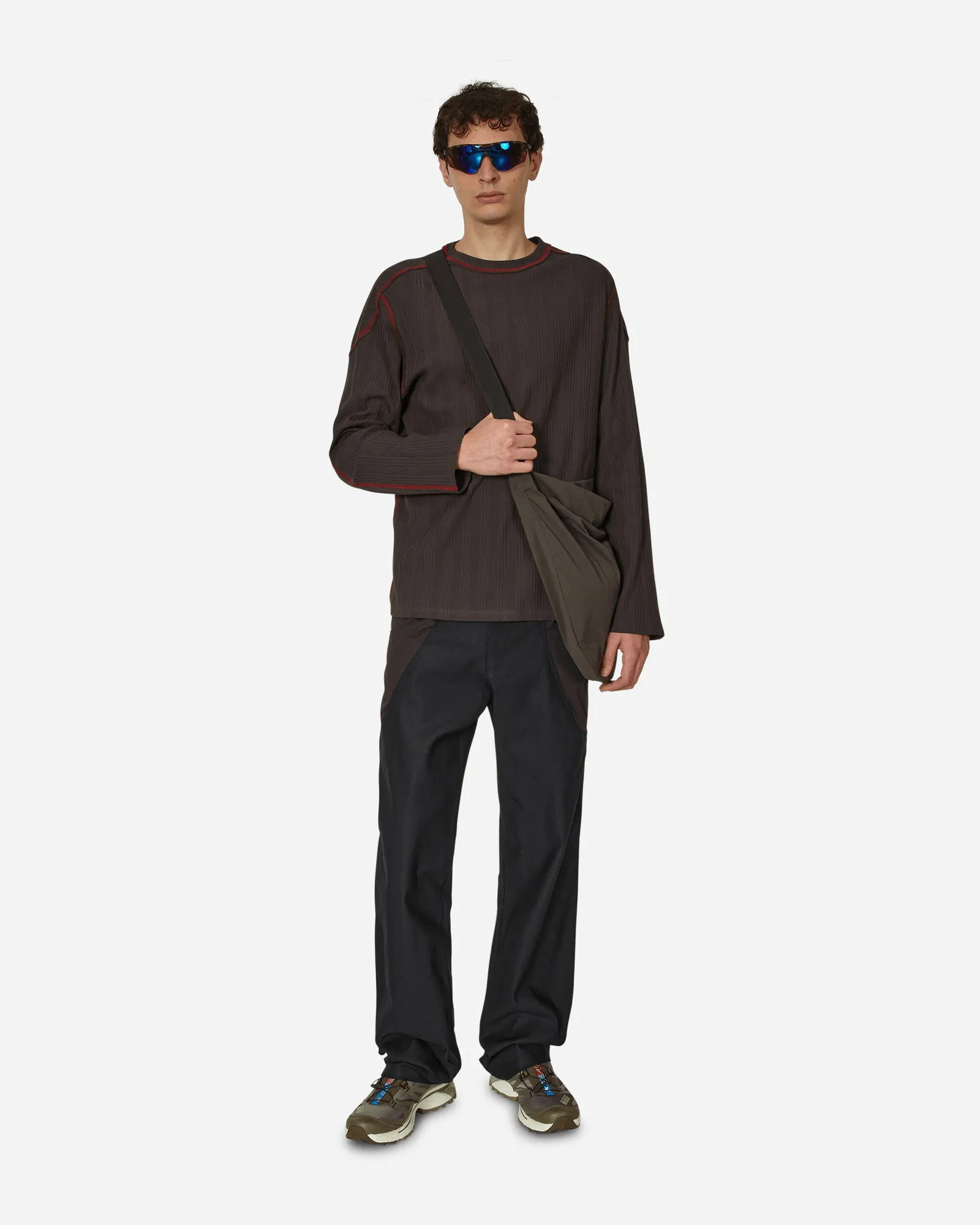 AFFXWRKS Boxed Pullover Rib Shale Brown