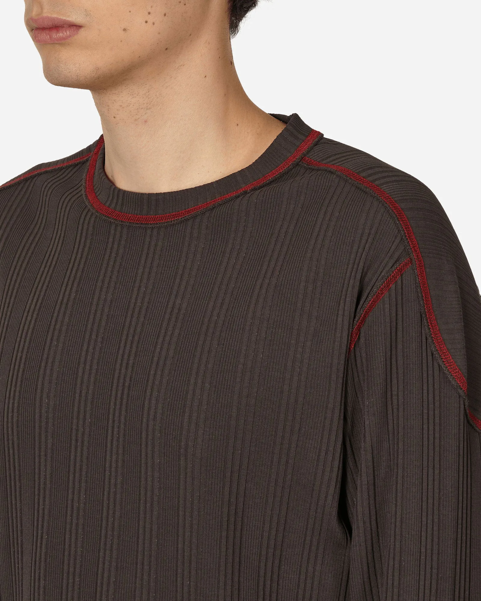 AFFXWRKS Boxed Pullover Rib Shale Brown