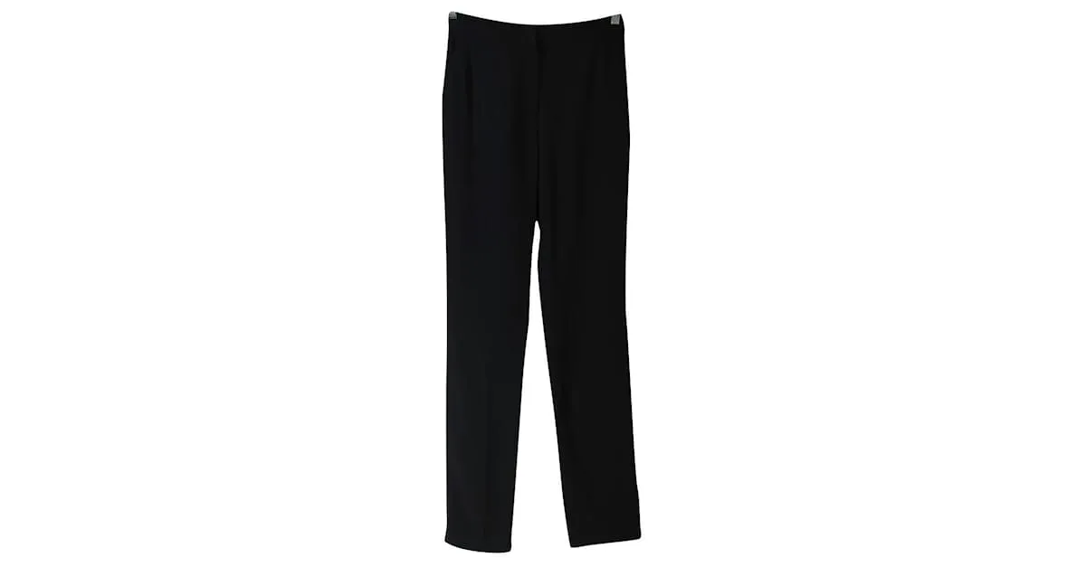 Alberta Ferretti Pantalones, polainas Negro 