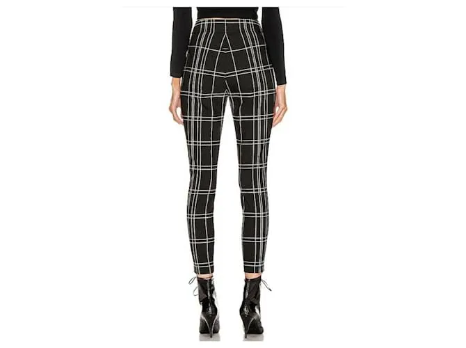 Alexander Wang Pantalones, polainas Negro Blanco 