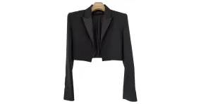 Alexandre Vauthier Chaqueta corta de esmoquin negro 