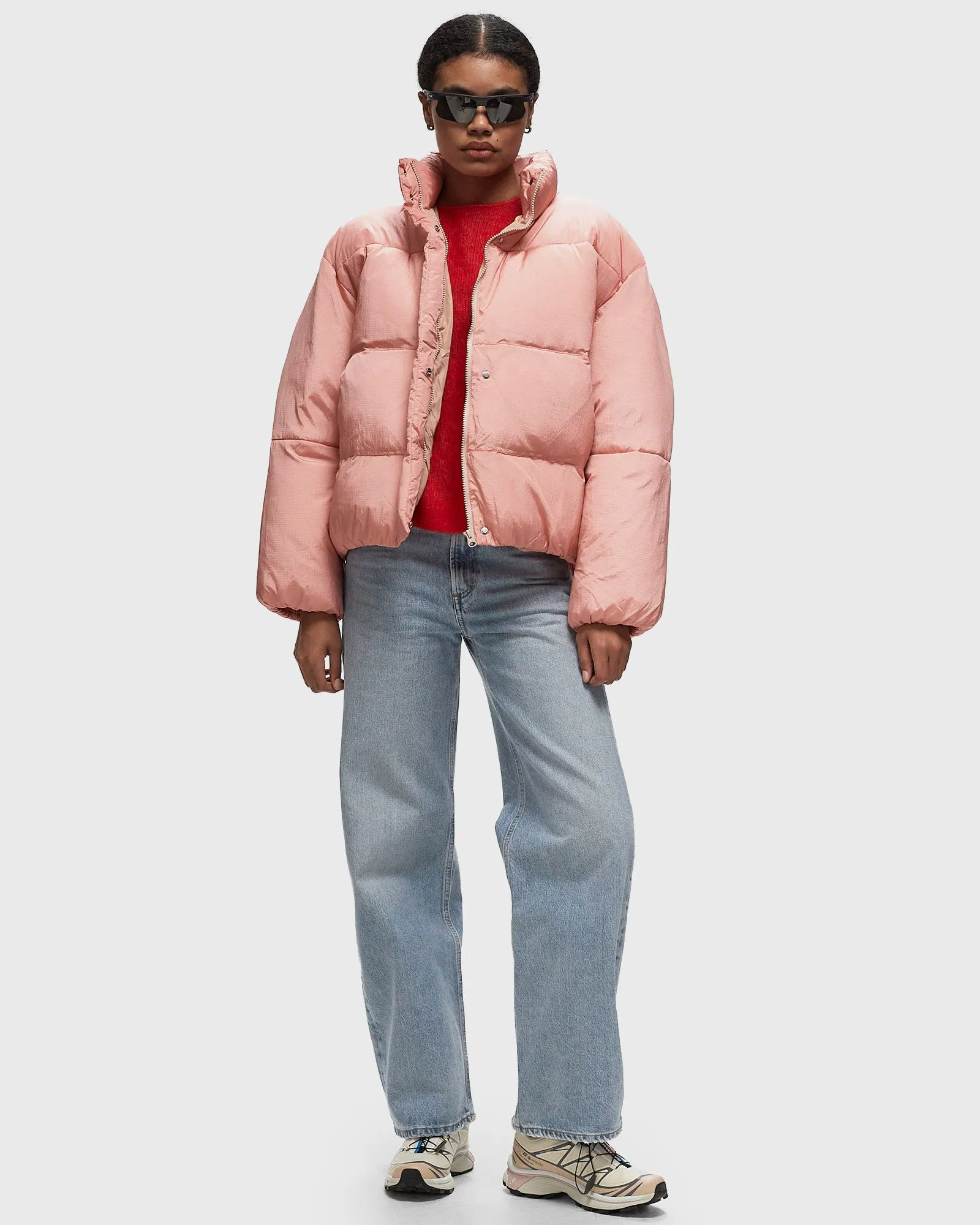 American Vintage IFABAY Puffer Jacket Pink