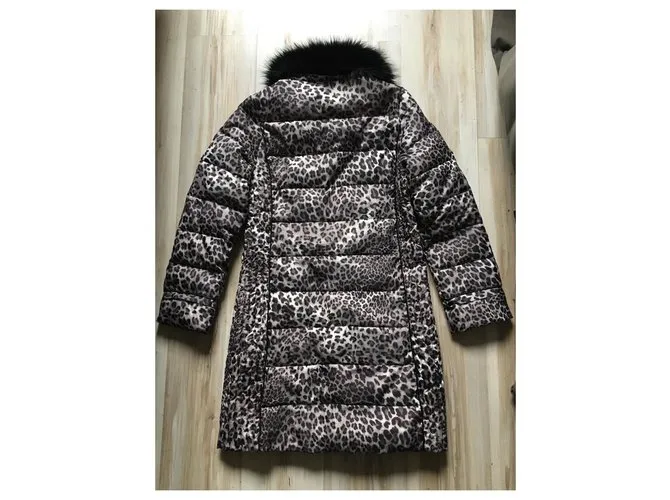 Autre Marque Chaqueta de leopardo Morgan 38 Negro Beige 