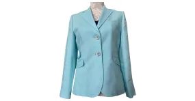 Autre Marque Chaqueta de lino azul laguna CURLING Azul claro 