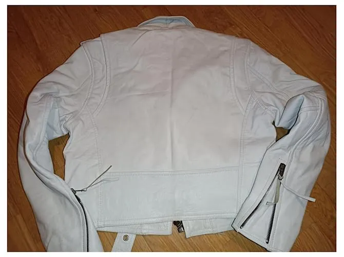 Autre Marque Chaqueta de motorista Blanco 