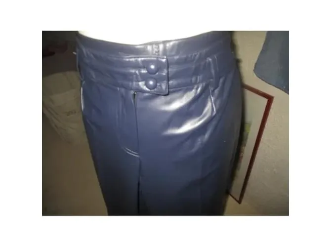 Autre Marque Pantalones, polainas Azul marino 