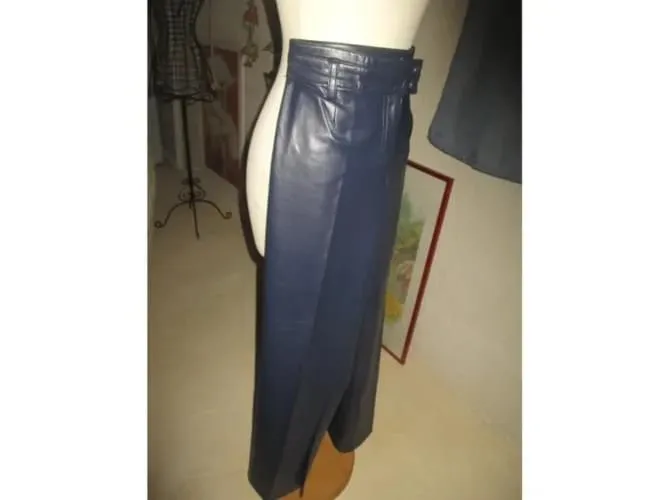 Autre Marque Pantalones, polainas Azul marino 