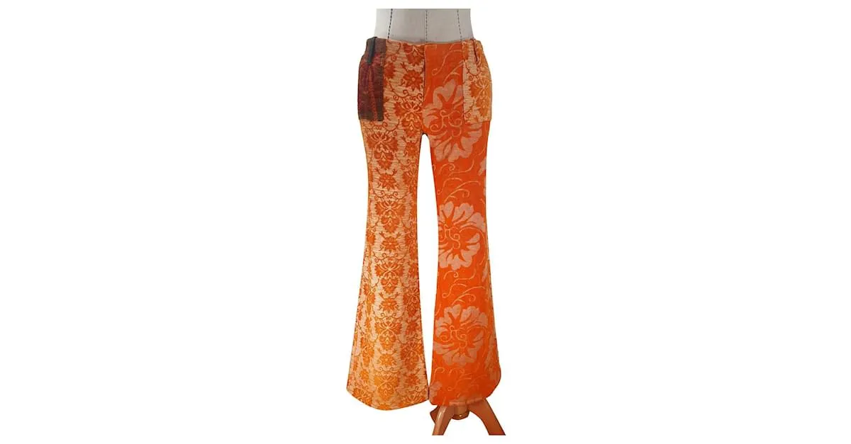 Autre Marque Pantalones, polainas Naranja 