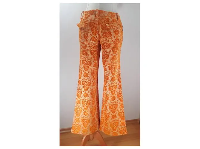 Autre Marque Pantalones, polainas Naranja 