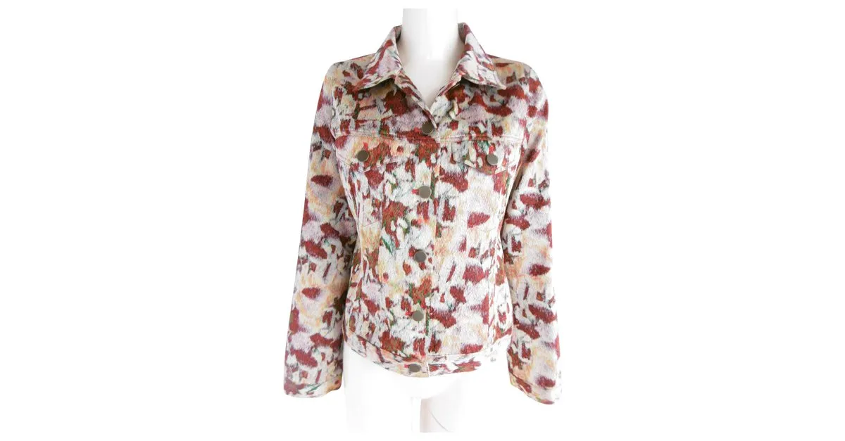 Autre Marque Ritsuko Shirahama chaqueta de tejido floral Multicolor 