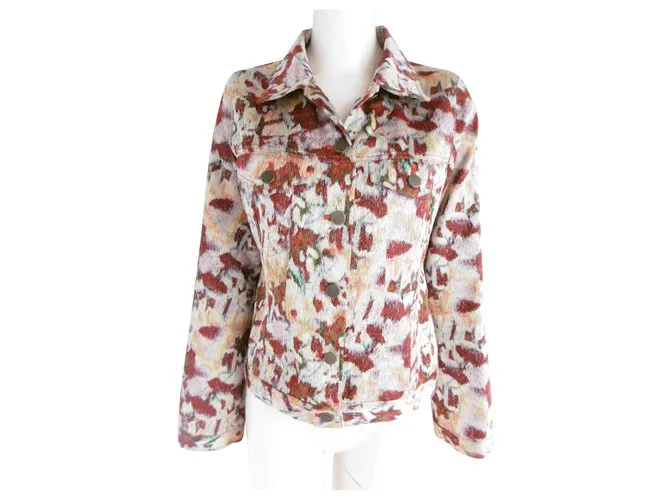 Autre Marque Ritsuko Shirahama chaqueta de tejido floral Multicolor 