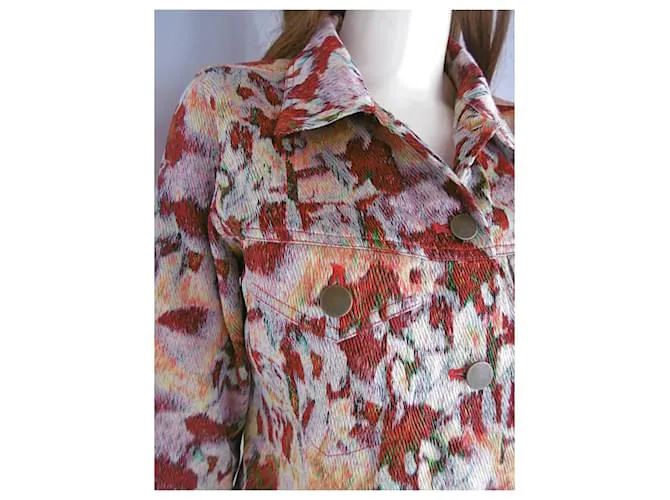 Autre Marque Ritsuko Shirahama chaqueta de tejido floral Multicolor 