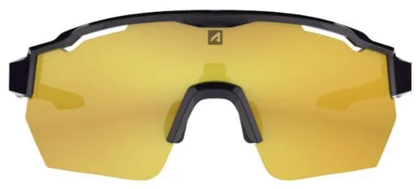 Azr Set AZR Race RX Gafas Negras Transparentes / Doradas Lente Hidrofóbica + Transparente