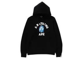 BAPE BAPE ABC Camo College Organic Cotton Pullover Hoodie Black/Blue