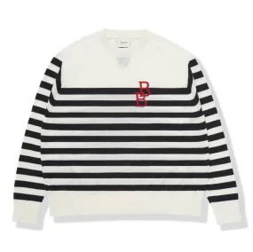 BAPE BAPE BLACK Stripe Pullover Knit White Black