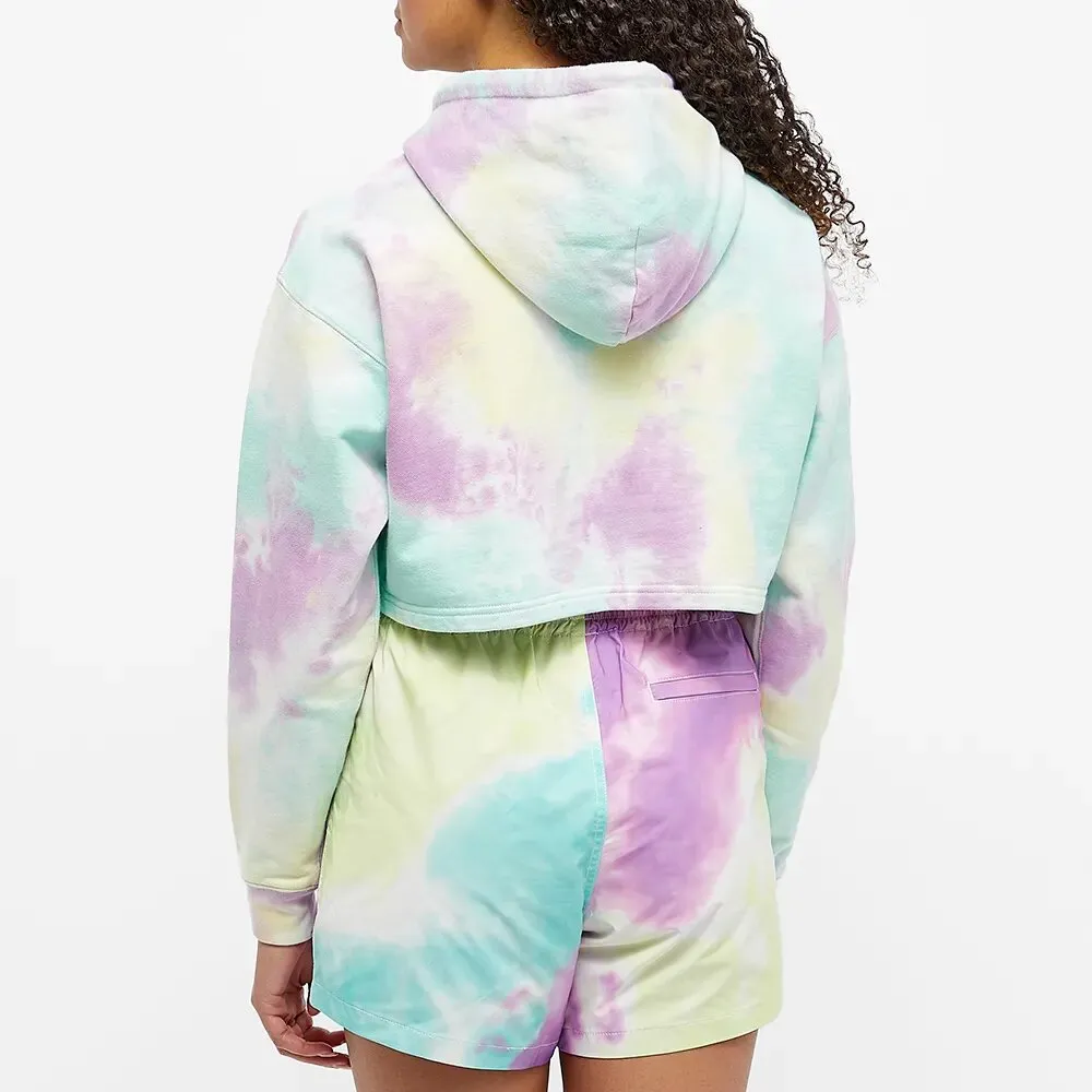 BAPE Tie Dye Cropped Pullover Hoody