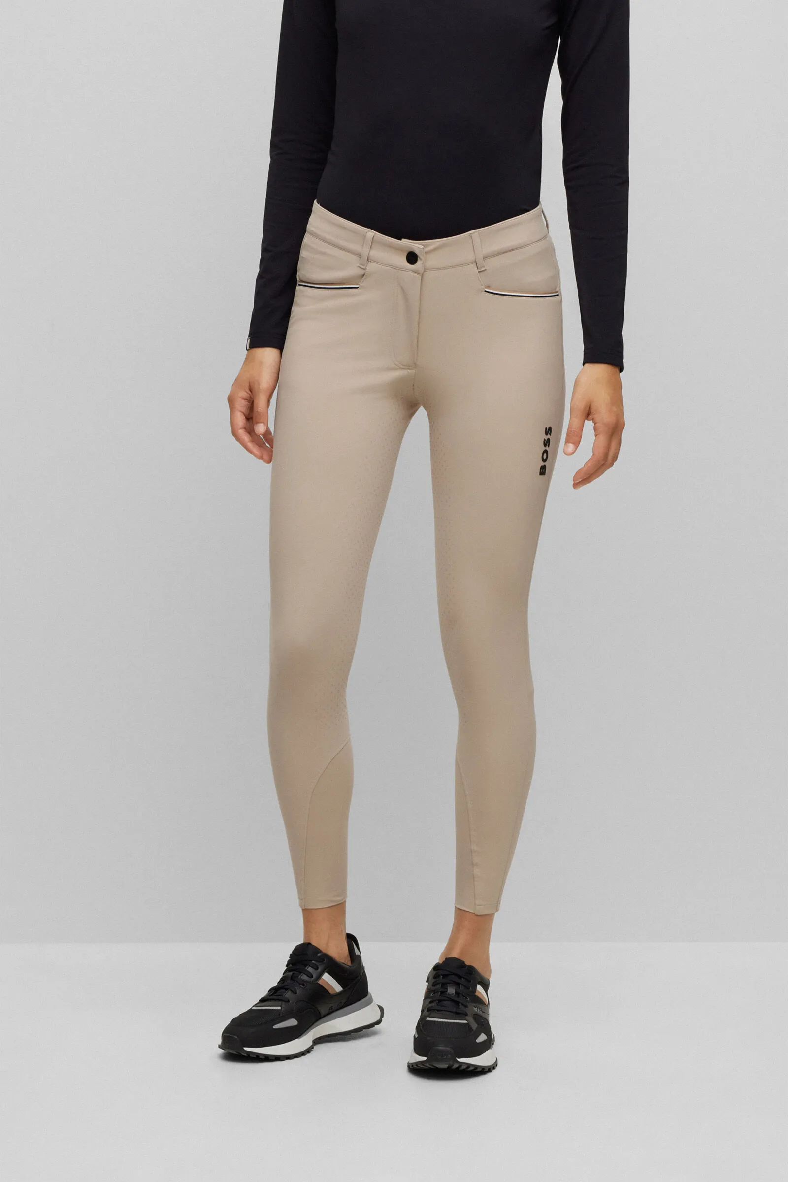 Boss Pantalones cortos Heather con agarre completo para mujer