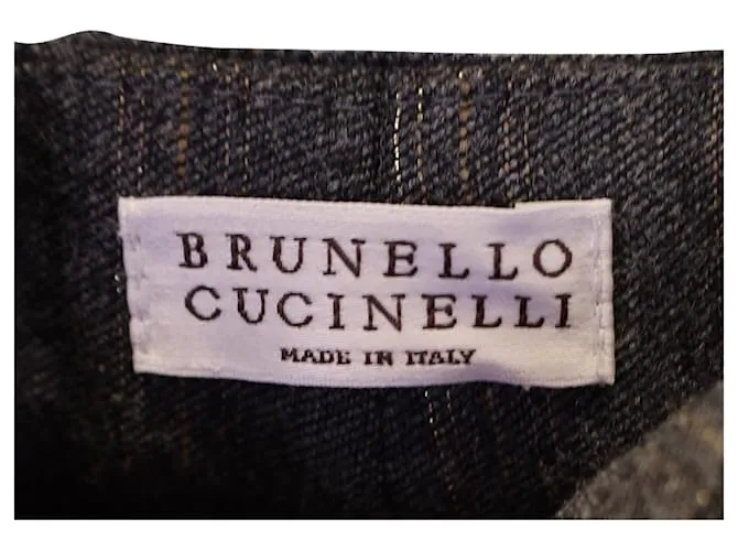 Brunello Cucinelli Pantalones, polainas Gris 