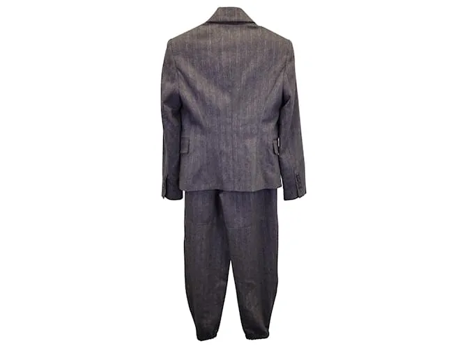 Brunello Cucinelli Pantalones, polainas Gris 