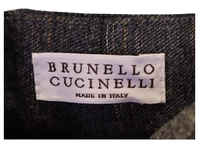 Brunello Cucinelli Pantalones, polainas Gris 