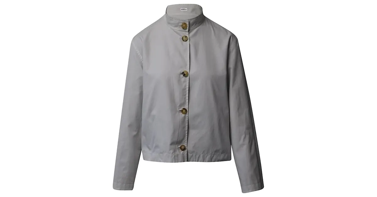 Chaqueta reversible Hermès en algodón blanco 