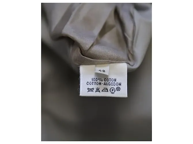 Chaqueta reversible Hermès en algodón blanco 