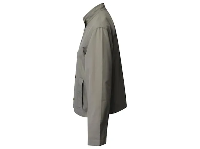 Chaqueta reversible Hermès en algodón blanco 