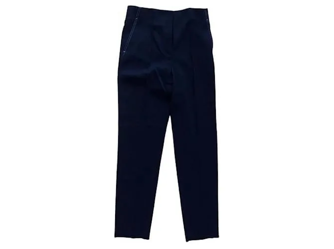 Céline Pantalones, polainas Azul marino 