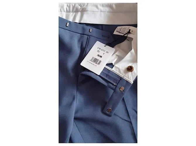 Céline Pantalones, polainas Azul 