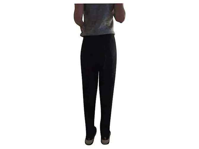 Céline Pantalones, polainas Negro 