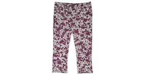 D&G Pantalones, polainas Blanco Multicolor Púrpura 