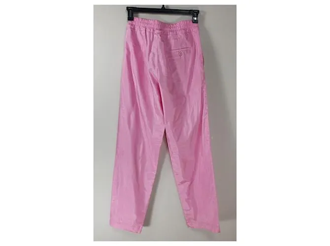 Dries Van Noten Pantalones, polainas Rosa 