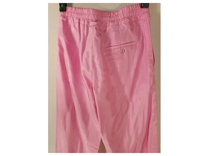 Dries Van Noten Pantalones, polainas Rosa 