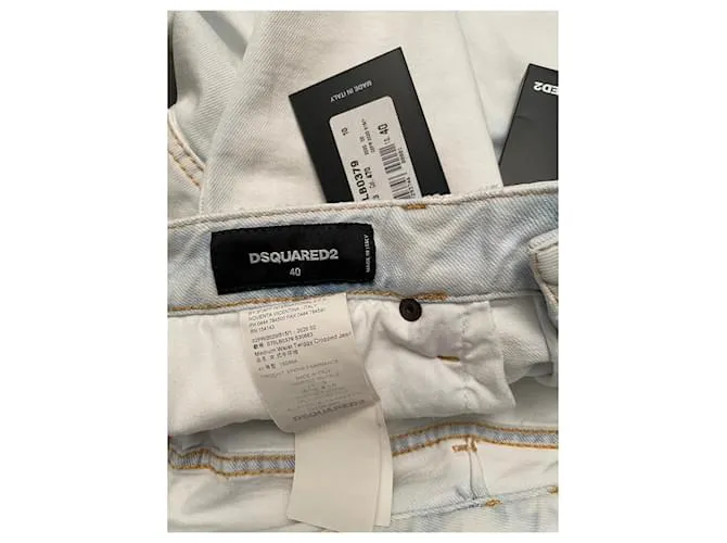 Dsquared2 Pantalones, polainas Azul claro 