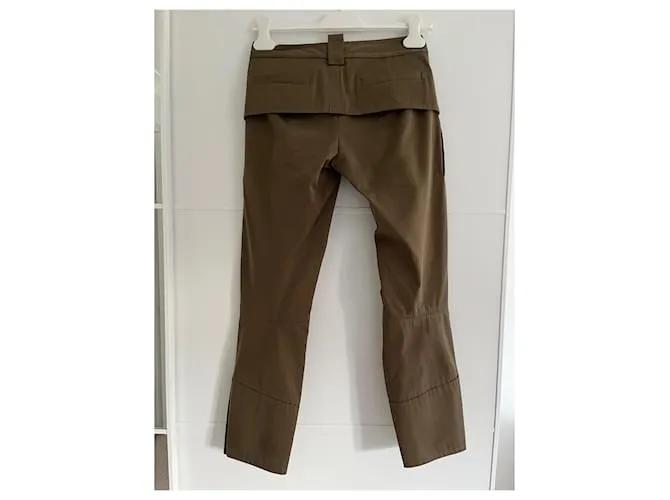 Dsquared2 Pantalones, polainas Verde oscuro 