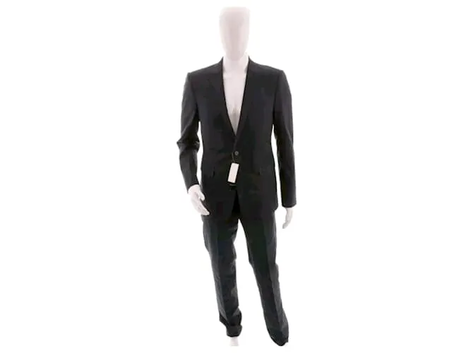 Emporio Armani Traje azul marino David Line Slim Fit 2020 tamaño 52 