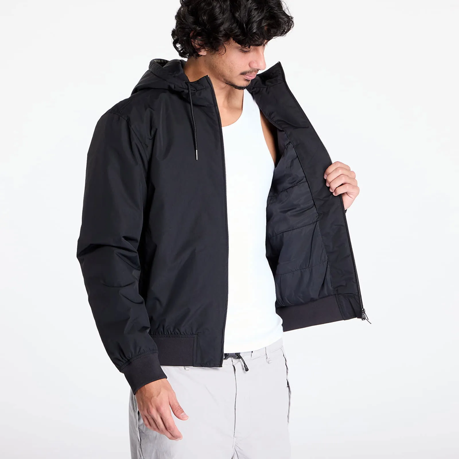 Fred Perry The Hooded Brentham Jacket Black