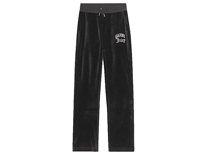 Ganni Pantalones, polainas Negro 