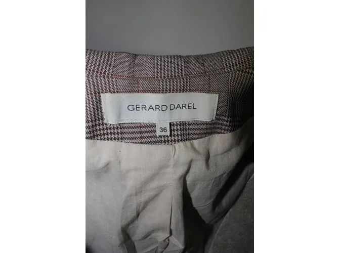 Gerard Darel Chaqueta bordada Castaño 