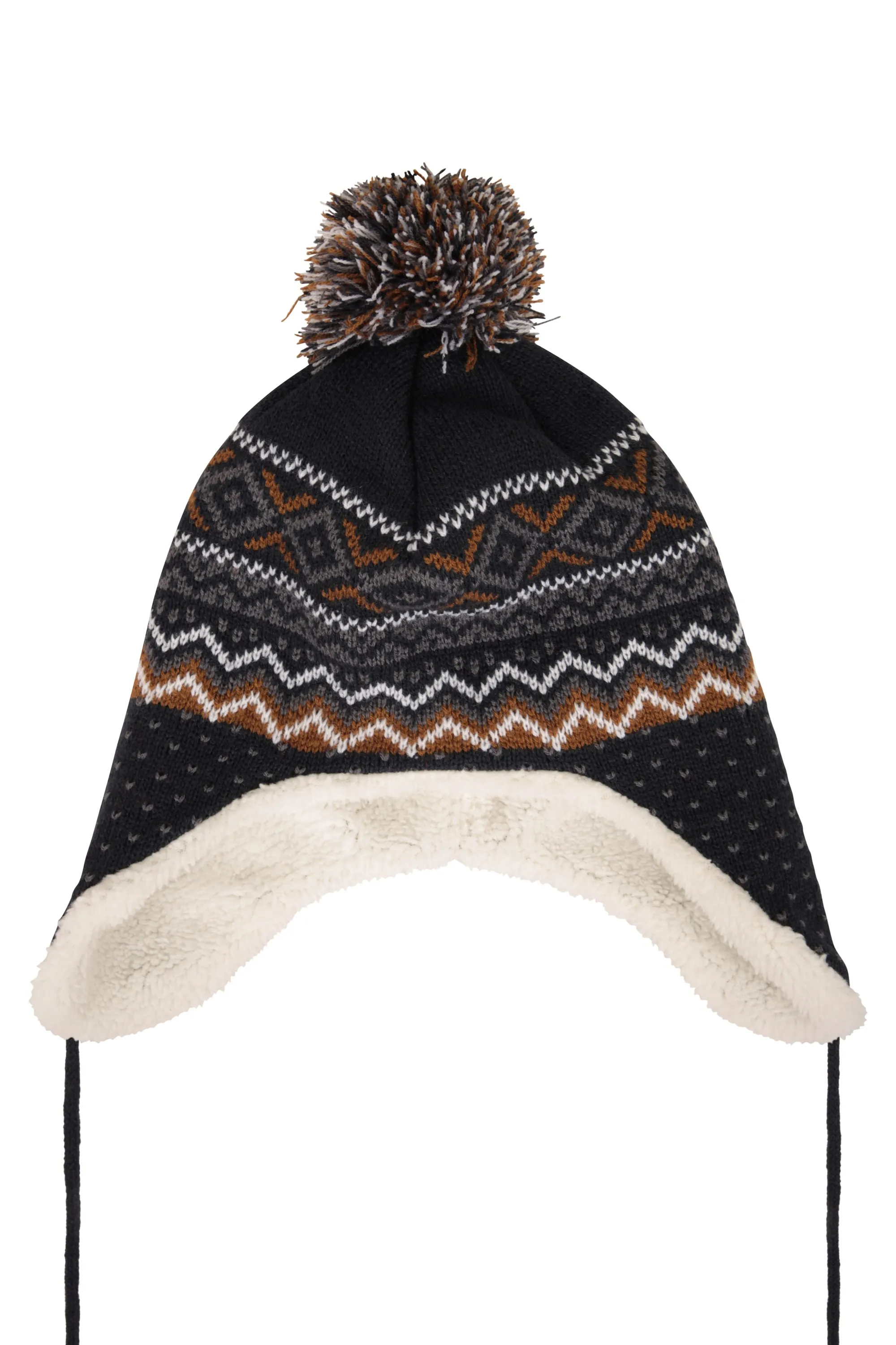 Gorro estilo cazador con forro de sherpa para hombre