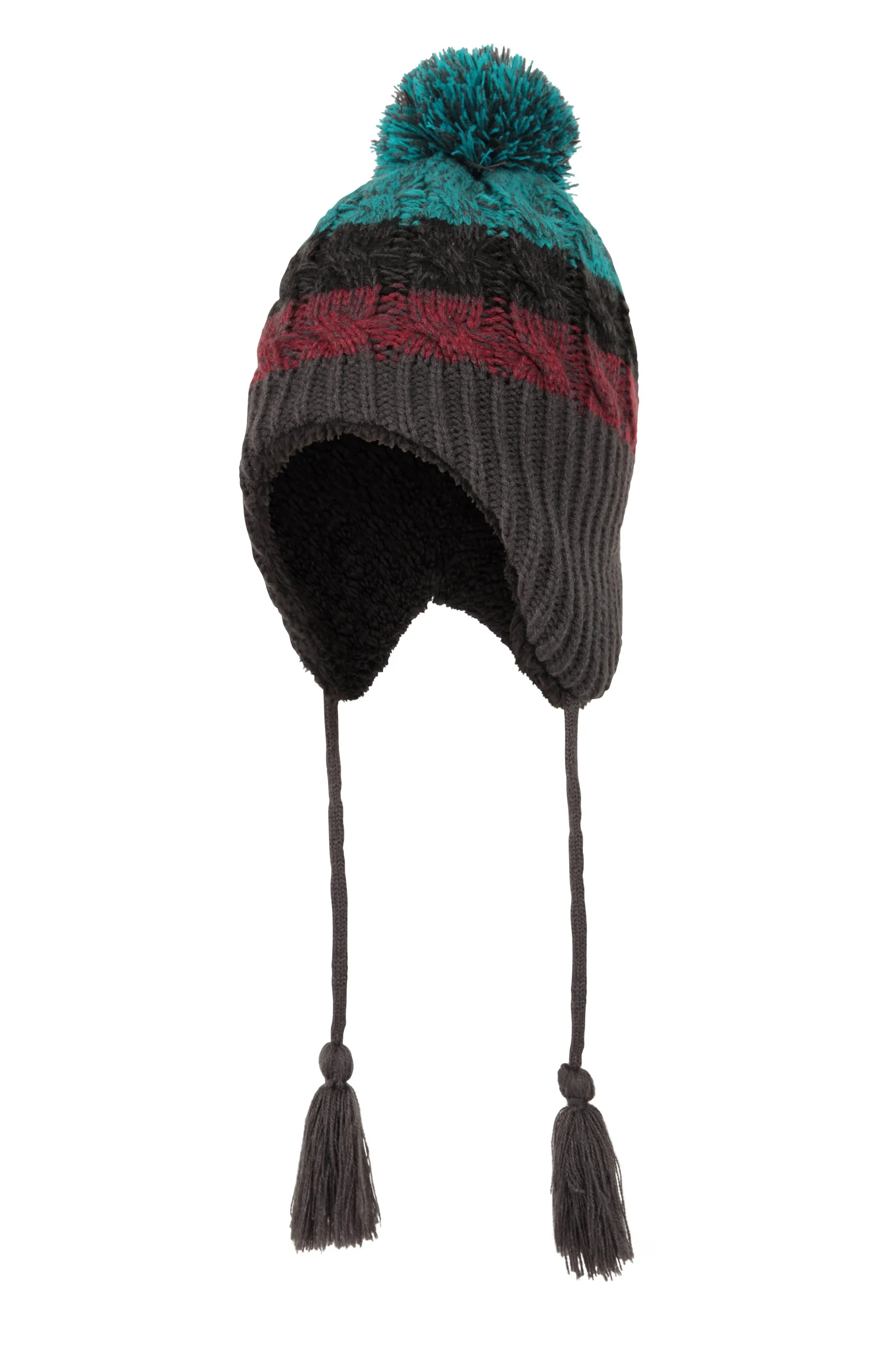 Gorro estilo cazador con forro de sherpa para hombre