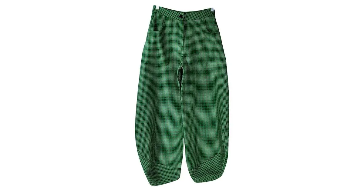 Henrik Vibskov Pantalones, polainas Verde 