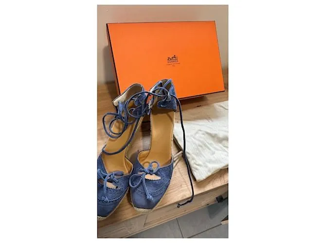 Hermès Alpargatas Azul 