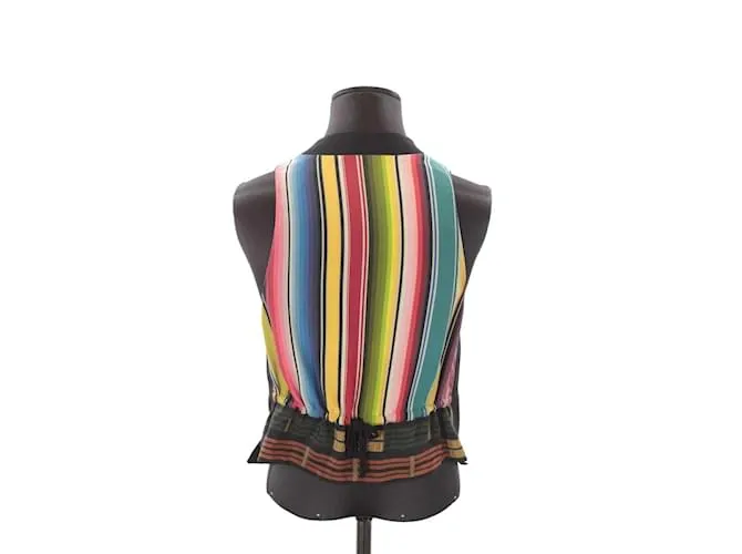 Hermès Chaqueta de seda Multicolor 