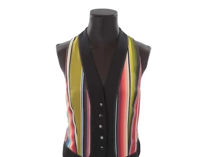 Hermès Chaqueta de seda Multicolor 