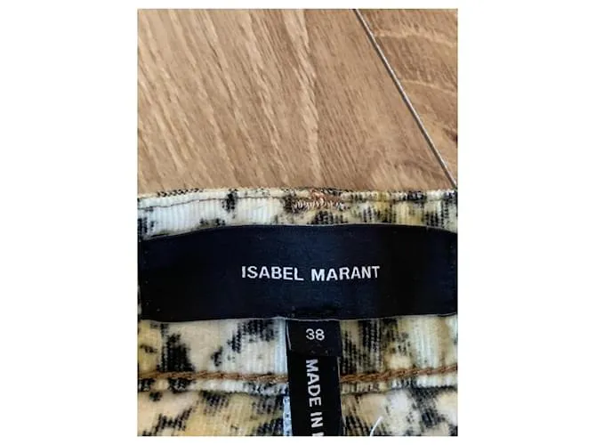 Isabel Marant Pantalones, polainas Beige 