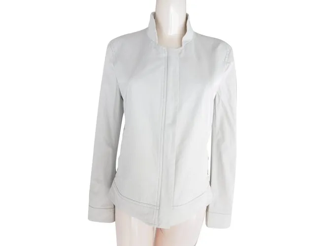 Issey Miyake Chaqueta Ligera Gris Claro 