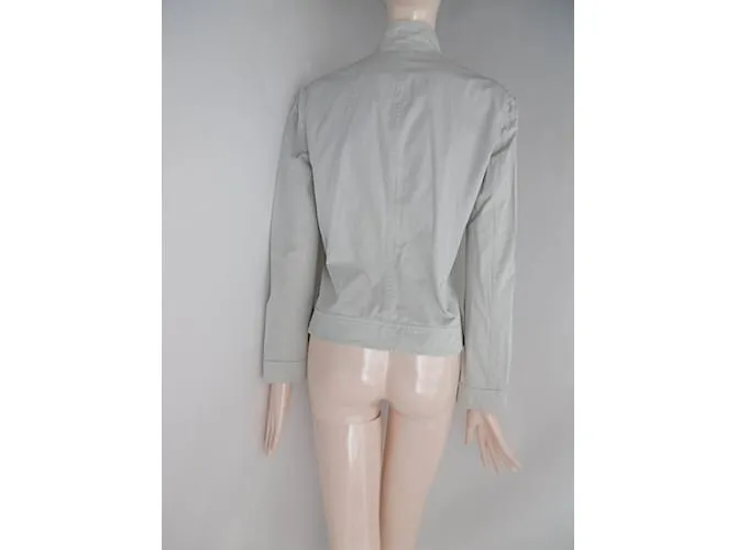 Issey Miyake Chaqueta Ligera Gris Claro 