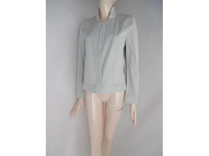 Issey Miyake Chaqueta Ligera Gris Claro 